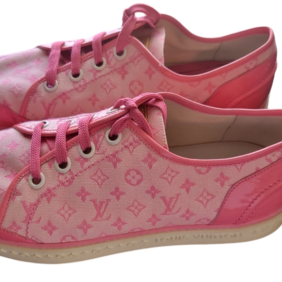 LOUIS VUITTON Monogram Sneakers - PINK - Size 41 - US 11 - Picture 3 of 10
